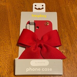 Heyday Vibrant Red iPhone 16 Case